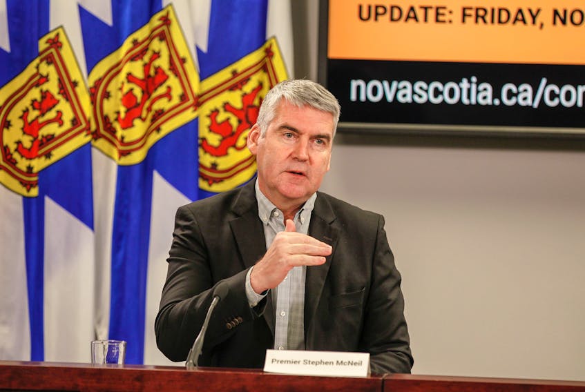 Premier Stephen McNeil said people travelling to Nova Scotia from other Atlantic provinces don't have to self-isolate for 14 days.