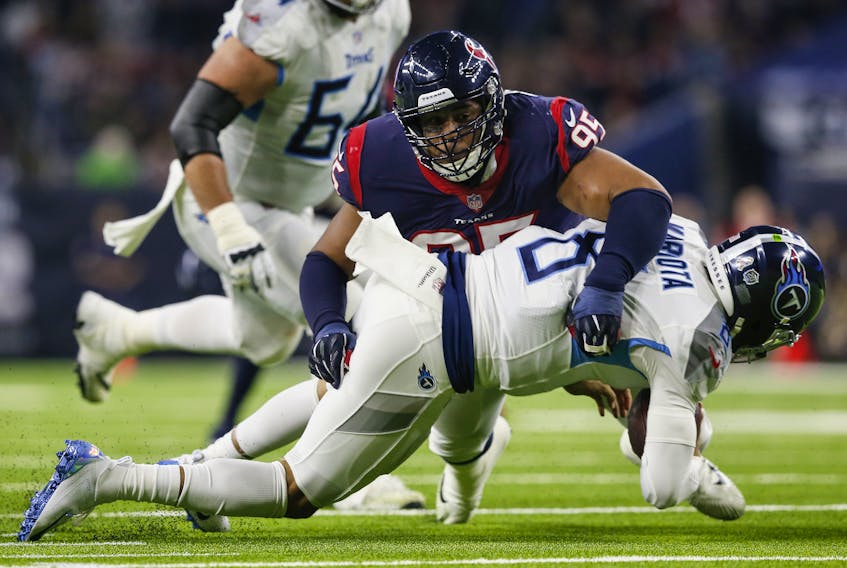 Christian Covington, seen here with the Houston Texans, has joined the Denver Broncos.