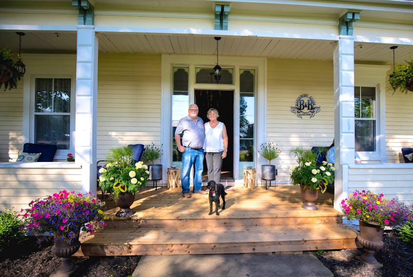 Jeff Hovey and Marisa Lucoe are the proud owners and hosts of the Maplehurst Manor bed and breakfast in Dorchester.