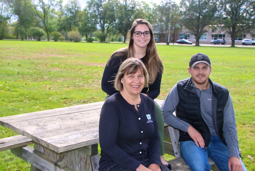 Cathy Caswell, executive director of 4-H Nova Scotia, joined Onslow-Belmont 4-H Club members Megan Wynn and Ryan Porter to talk about the upcoming 4-H Provincial Show. The event will be held at the NSPE grounds Sept. 27-29.