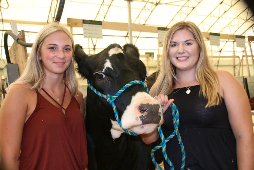 Alyssa Mills, left, and Sidney Patton are members of the Truro-North River 4-H Club and have benefited from the 4-H bursary program.