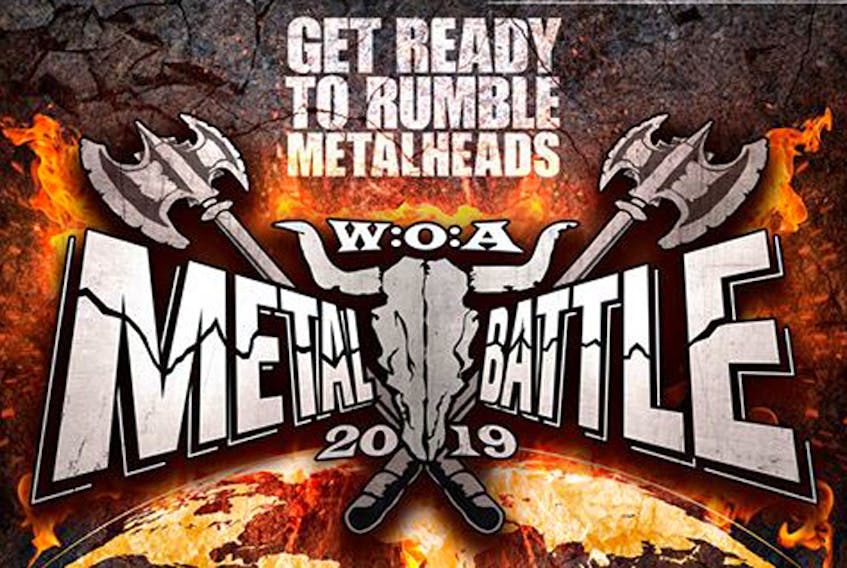 Part of the Metal Battle poster advertising the event at the Seahorse Tavern in Halifax.