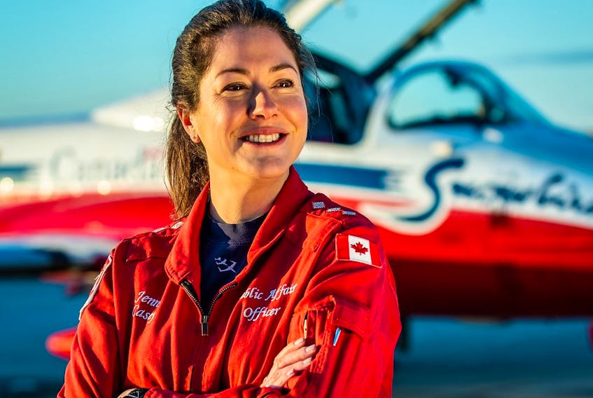 Capt. Jennifer Casey of Halifax, the Snowbirds' public affairs officer, died in Sunday's crash in Kamloops, B.C. - Canadian Armed Forces