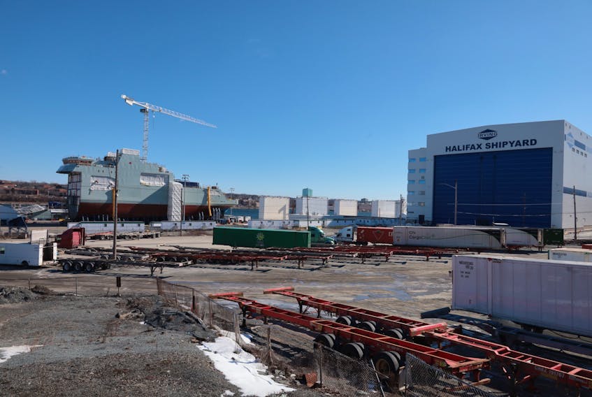 “Out of an abundance of caution and after consultation with the Nova Scotia Health Authority” operations at the Irving Shipyard have been suspended for Friday, February 26th.