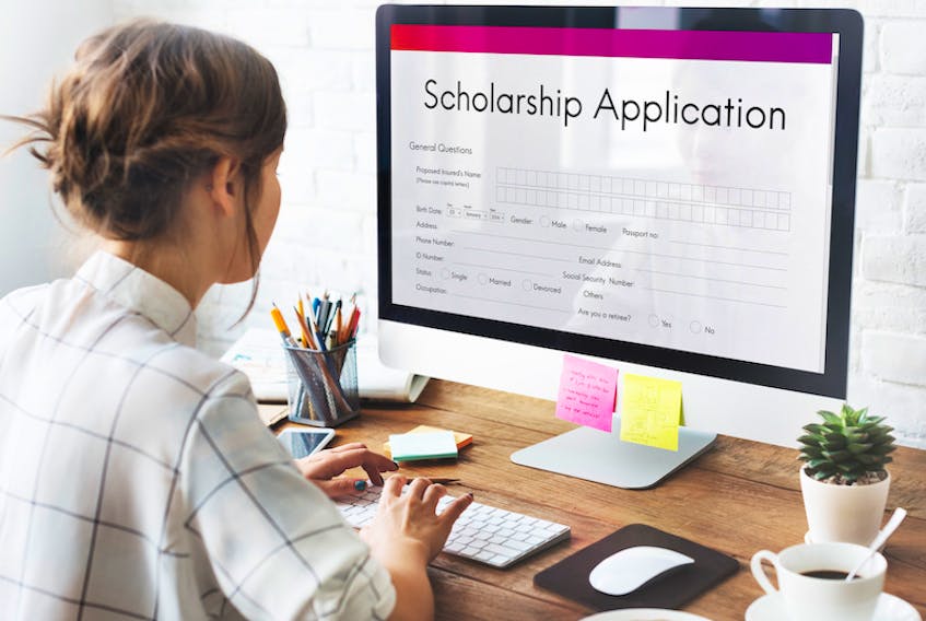 Online scholarship application form