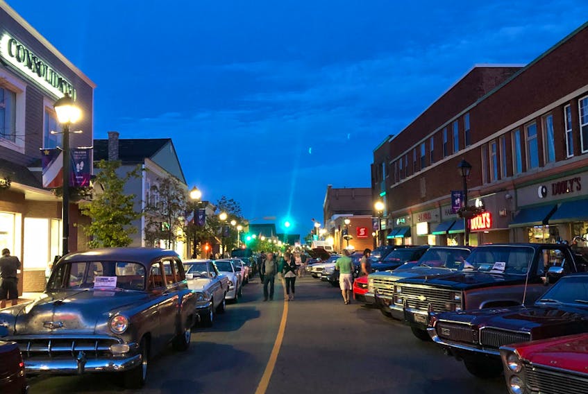 The Aug. 23 Classic Car Nights in downtown Summerside had over 170 cars in the event. People swarmed around classic cars and mingled with automobile enthusiasts and other attendees. Submitted photo/Alex Clark