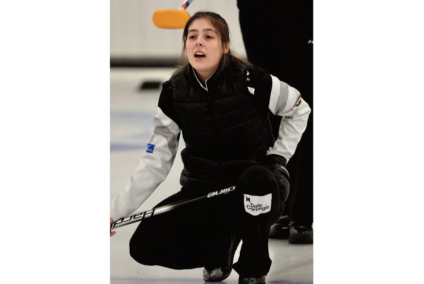 Only a few days after playing in the final of the Scotties Newfoundland and Labrador women's curling championship, Mackenzie Mitchell is leading her team into the 2020 national junior competition, beginning today in Langle, B.C. — Keith Gosse/The Telegram