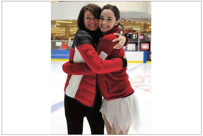 A decade ago, figure skating coach Jessica Gosse (left) went to watch her former pupil, Kaetlyn Osmond (right) skate in Edmonton. That led to a job for Gosse at the renowned Ice Palace Figure Skating Club and she’s been there ever since.