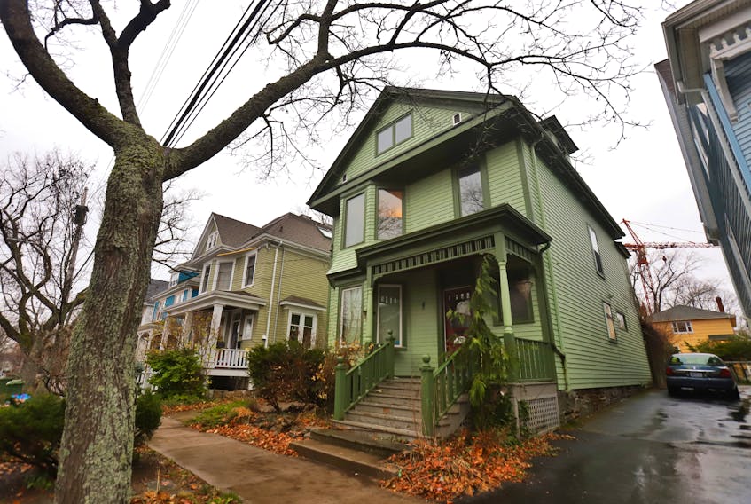 FOR DEMONT STORY:
This Edward Street house, was allegedly the location of a large house party this weekend...one person was given a fine for the large gathering...seen in Halifax Monday November 22, 2020.