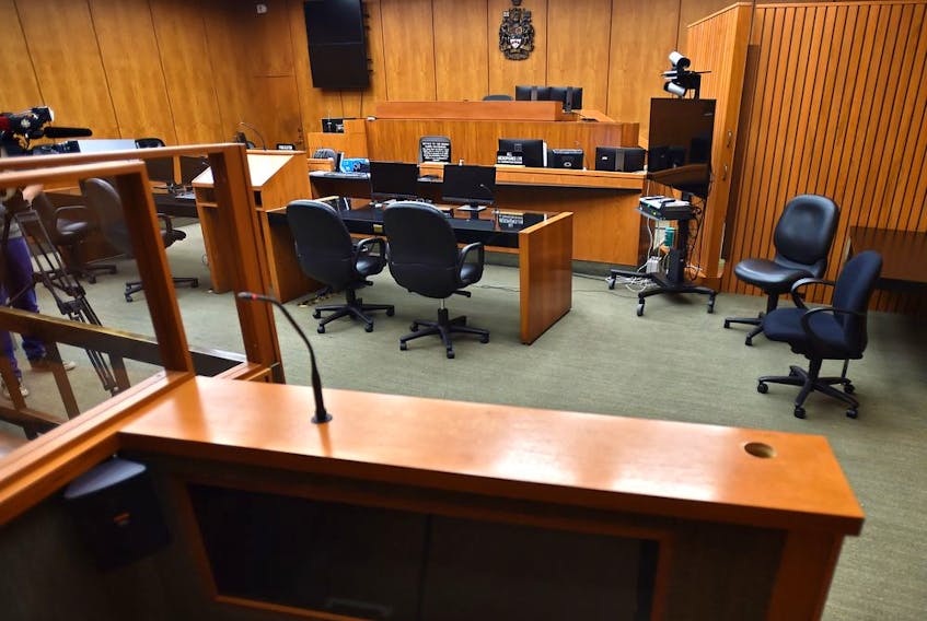 Stock images of the inside of the courtroom in Edmonton, June 28, 2019. 