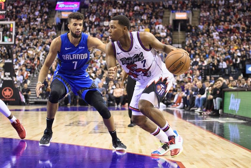 Kyle Lowry and the Toronto Raptors will be back in Orlando, Fla., for the resumption of play in the NBA, provided the players give the green light to the plan approved 29-1 Thursday by the teams. 