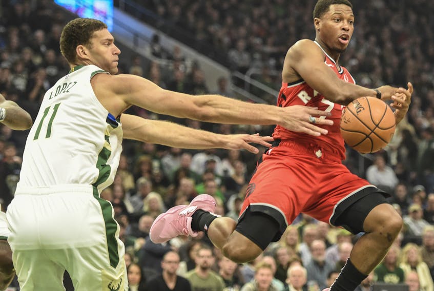 The Raptors have no intimidate plans to rest starting point guard Kyle Lowry.  Benny Sieu-USA TODAY Sports