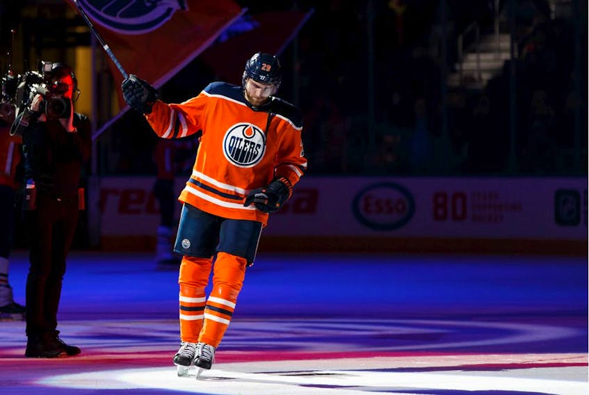 Edmonton Oilers' Leon Draisaitl won the Art Ross Trophy.