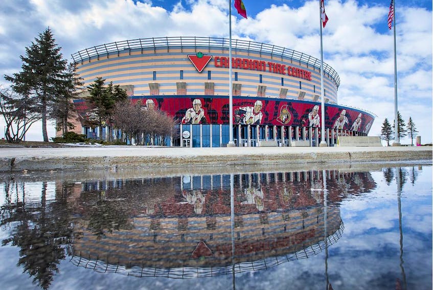 It is still unknown when hockey will return to the Canadian Tire Centre.