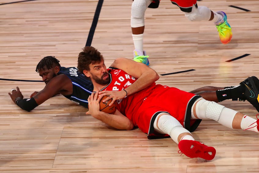 Marc Gasol is one of the reasons why Toronto is so good defensively.