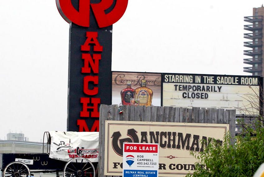  The iconic Ranchman’s Cookhouse and Dancehall on Macleod Trail south is up for lease.
