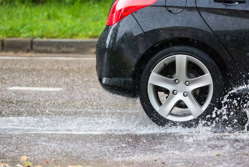 Do you wonder what causes "bubbly" roads after a rain?