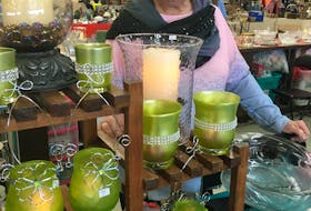 Sally Brennan opened a spot at New Glasgow flea market when downsizing forced her to reduce the amount of crystal and glass she owned.