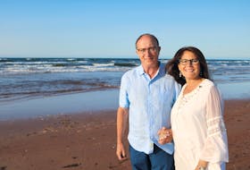 Scott and Laura-Lee Lewis, pictured at Dalvay Beach, feel that giving an insurance policy is the most affordable way to make a substantial gift to the QEH Foundation and the Community Foundation of P.E.I.