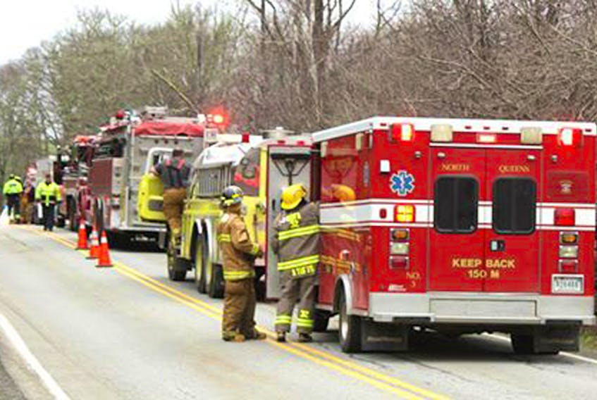 There was a structure fire in North Brookfield May 1. The North Queens Fire Association got the call to respond to the fire at a residence on Highway 208 at approximately 7:30 a.m.