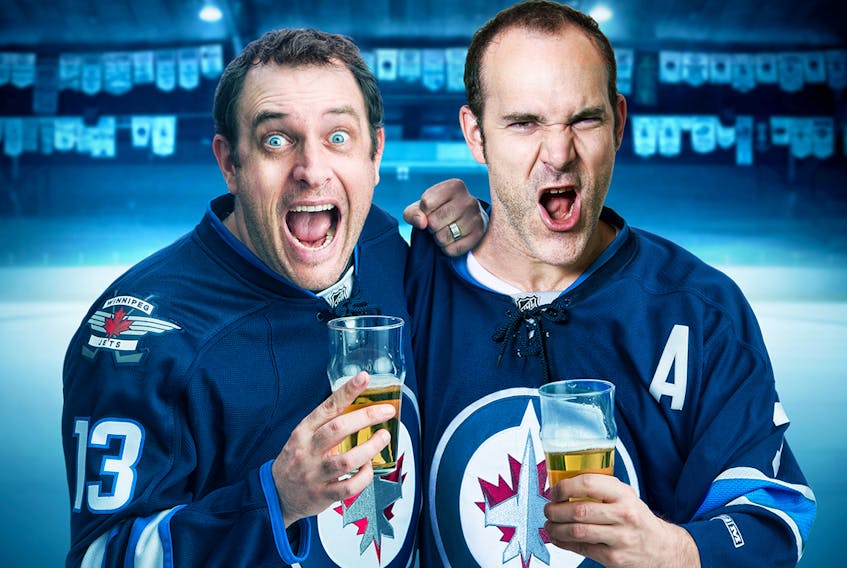 Ryan Gladstone and Jon Paterson are set to perform in the show Hockey Night at the Puck & Pickle Pub at the Astor Theatre in Liverpool Feb. 23.