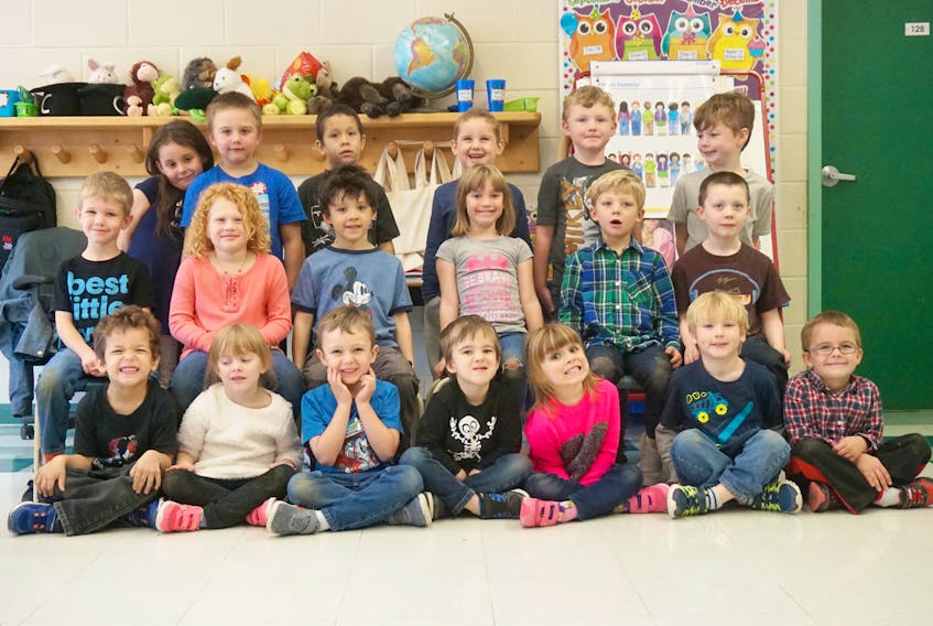 Tracey Duffney’s Grade Primary class at Dr. John C. Wickwire Academy in Liverpool.