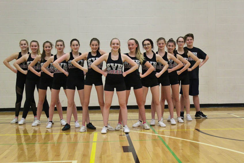 The Exploits Valley High cheerleading team will be competing in Florida in February 2018.