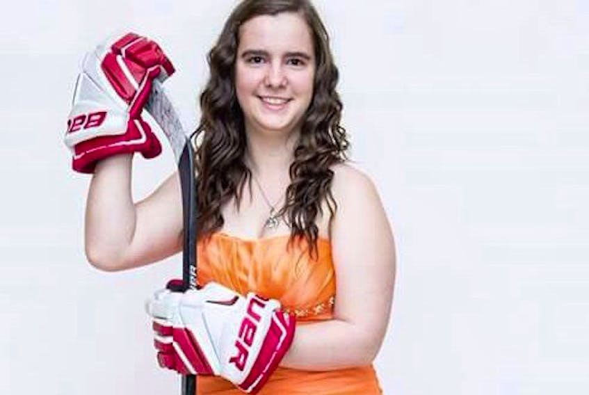 Amber Chippett was just 18 years old when a tragic accident on the Buchans Highway near Buchans Junction took her life on Sept. 4, 2015. She loved to play hockey – which is evident in her 2015 high school graduation photo shoot. The family holds an annual Skate for Amber fundraising skate-a-thon to raise money for scholarships in her memory. This year’s event will be March 3.