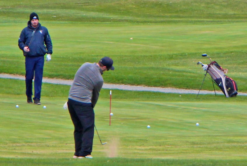 Players hit the course May 1 for a season-opening round at the Antigonish Golf and Country Club. Corey LeBlanc
