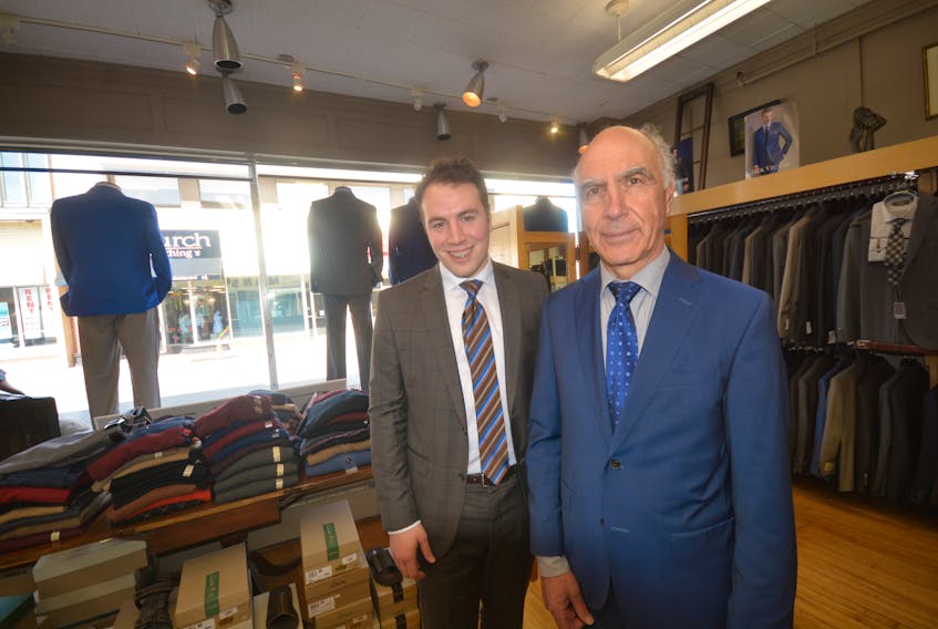Mikhail and Robert Mansour are bridging the generation gap as Mikhail bolsters Mansour’s Menswear e-commerce business while maintaining the service and customer experience the Amherst business built its reputation.