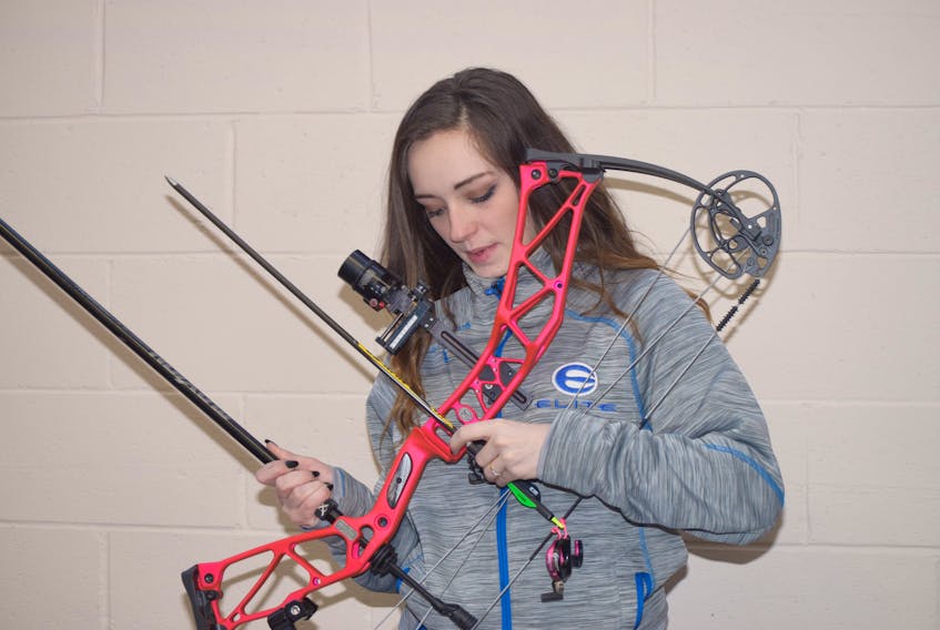 Ashley Hamel, 19, of Parrsboro has been selected to participate for Nova Scotia in the archery competitions during the upcoming Canada Winter Games in Red Deer, Alta.