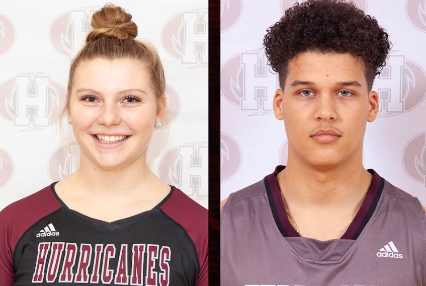 Katie Wood and Antonio Kostakos are student-athletes at Holland College.