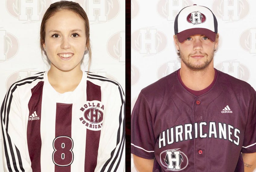 Kathrine McEwen and Jay Oram are this week's Holland College Hurricanes athletes of the week.