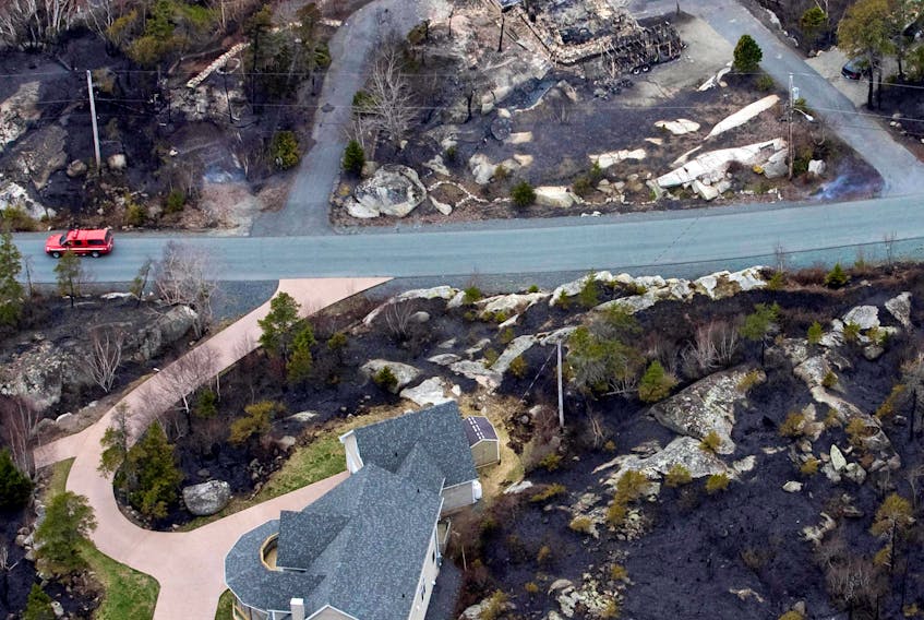 The province’s department of lands and forestry says it’s a matter of when, and not if, wildfires will destroy homes in Nova Scotia again, as happened on Fortress Drive in Fergusons Cove during the 2009 Spryfield fire outside Halifax. - File