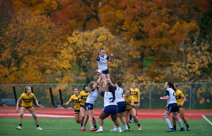 The X-Women rugby team has been so successful, including winning its sixth national championship last fall at Acadia, that St. F.X. has taken the unprecedented step of making rugby the centre of this weekend’s homecoming celebration, bumping football.