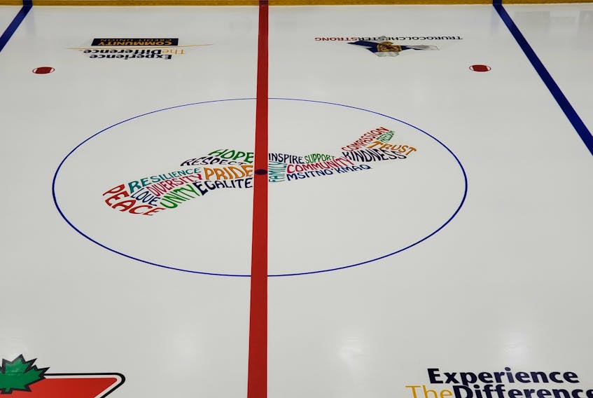 The arena at the Rath Eastlink Community Centre in Truro is set to reopen to the public on Sunday, Oct. 13, after being closed by the pandemic since March. Returning visitors will see new logos gracing the ice offering hope and inspiration going forward.
