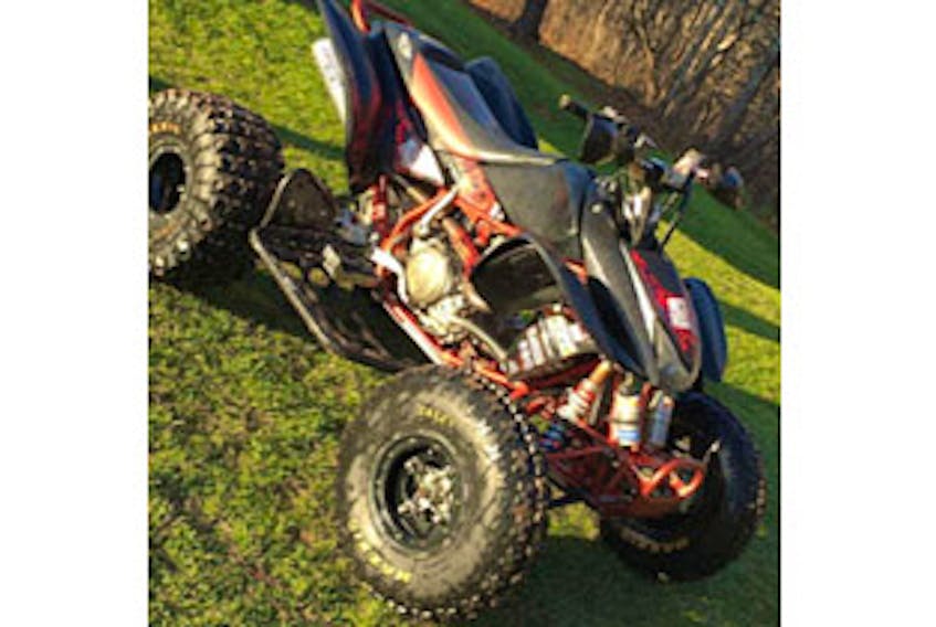 This ATV was stolen from a New Glasgow shed.