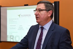 CEO of Alderon Tayfun Eldem speaks to the Labrador West Chamber of Commerce.