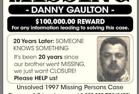 Danny Gaulton has been missing for 20 years.
