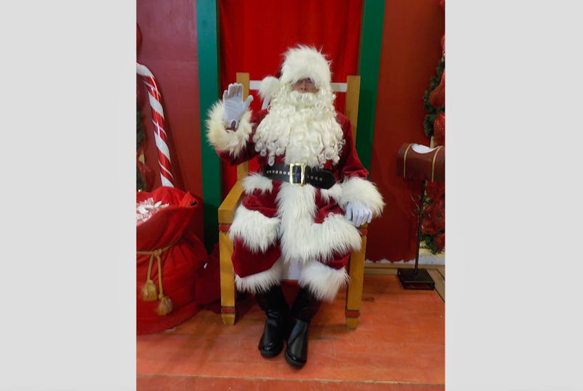 Santa on duty at the Labrador Mall.