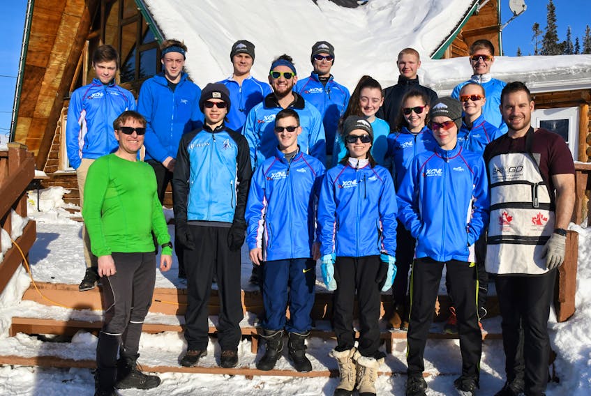 Participants in the provincial on snow training camp held Nov. 27-Dec. 2.
