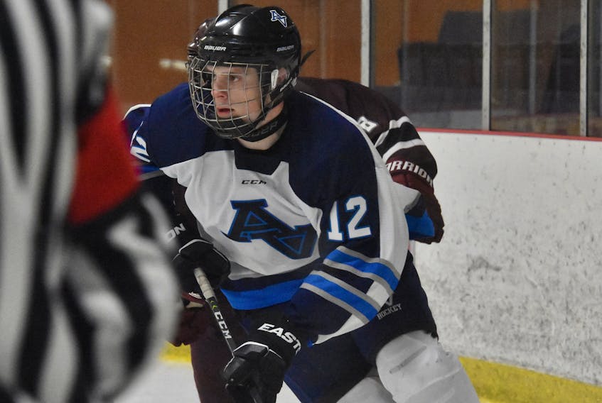 Jayce Phillips’s positive on the ice and off the ice contribution to the Avalanche’s hockey team helped him secure Player of the Year honours with the VHSHL.
