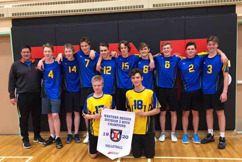 Middleton Monarchs Senior Boys volleyball team hosts the Nova Scotia School Athletic Federation Division 2 Provincial Volleyball Championships Dec. 6 and 7 in Middleton.