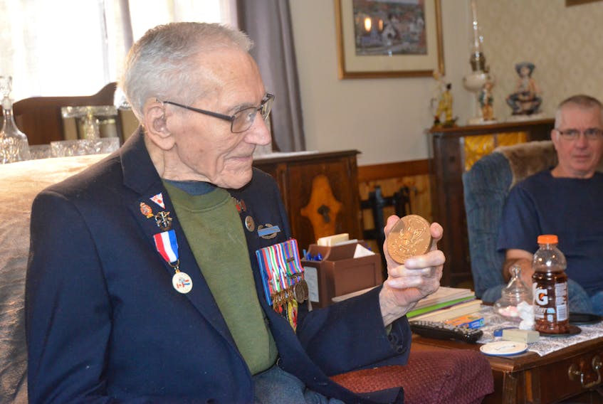 Second World War veteran Kenneth Keddy of Greenwood reflects on the medal he was awarded for his service with the First Special Forces.
SAM MACDONALD