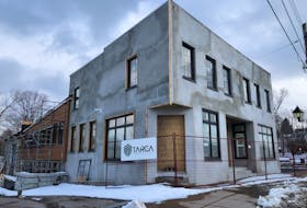 The old Stephens and Yeaton building in Windsor is, more and more, taking the shape of the incoming James Roué Beverage Company.