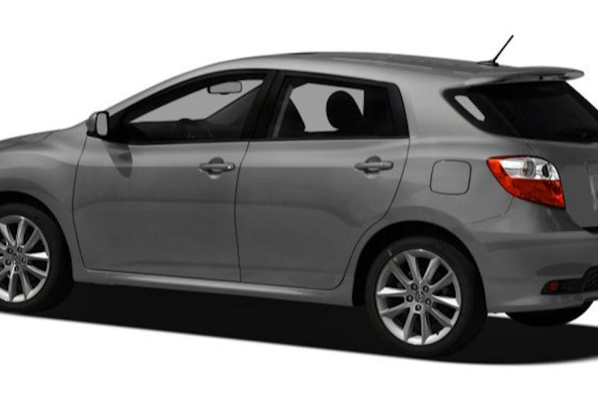 Kings District RCMP members are asking the public for help locating a grey 2011 Toyota Matrix stolen from a business on Canard Street in Lower Canard between Jan. 5 and the afternoon of Jan. 6.