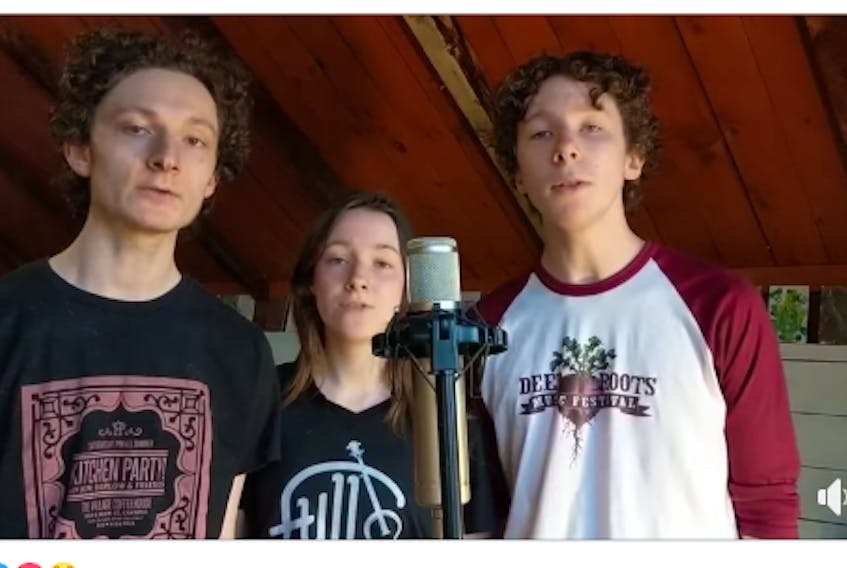Centre Burlington siblings Frieden, Maisie and Reuben Gilbert are gaining news fans from throughout the world by showcasing their harmonizing prowess on social media at a time when their band can’t perform in public.