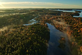 The Striking Balance crew captured this aerial photo of the Kejimkujik’s National Park in rural Annapolis County.