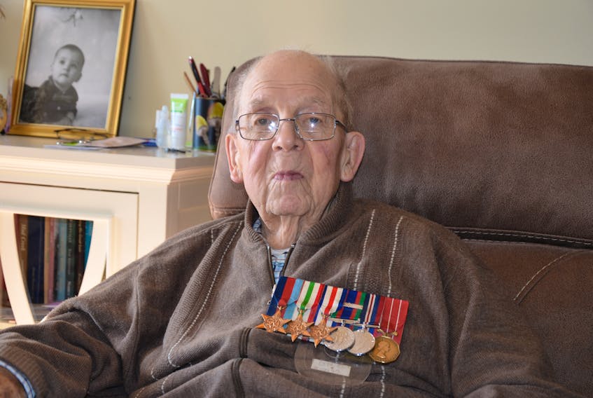 96-year-old Gordon Hansford of Kentville has vivid memories of his time serving in Europe during the Second World War.