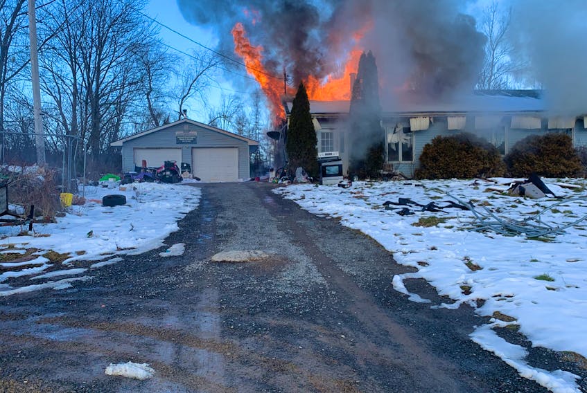 Firefighters deemed the cause of this house fire on Windsor Back Road to be accidental.